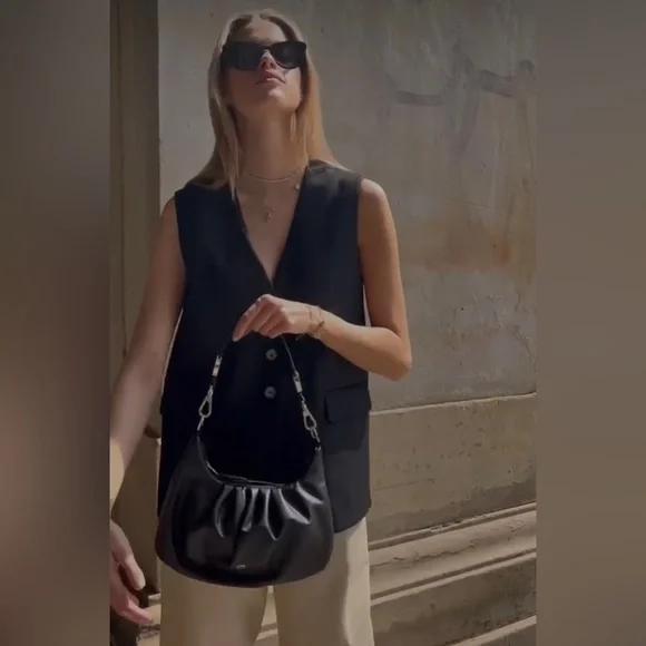 Loulou Studio Black Vest - Picture 7 of 11